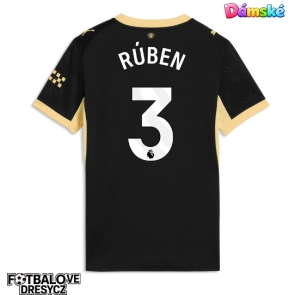 Manchester City Ruben Dias #3 Dámské Venkovní Dres 2026-27 Krátký Rukáv Manchester City Ruben Dias #3 Dámské Venkovní Dres 2026-27 Krátký Rukáv
